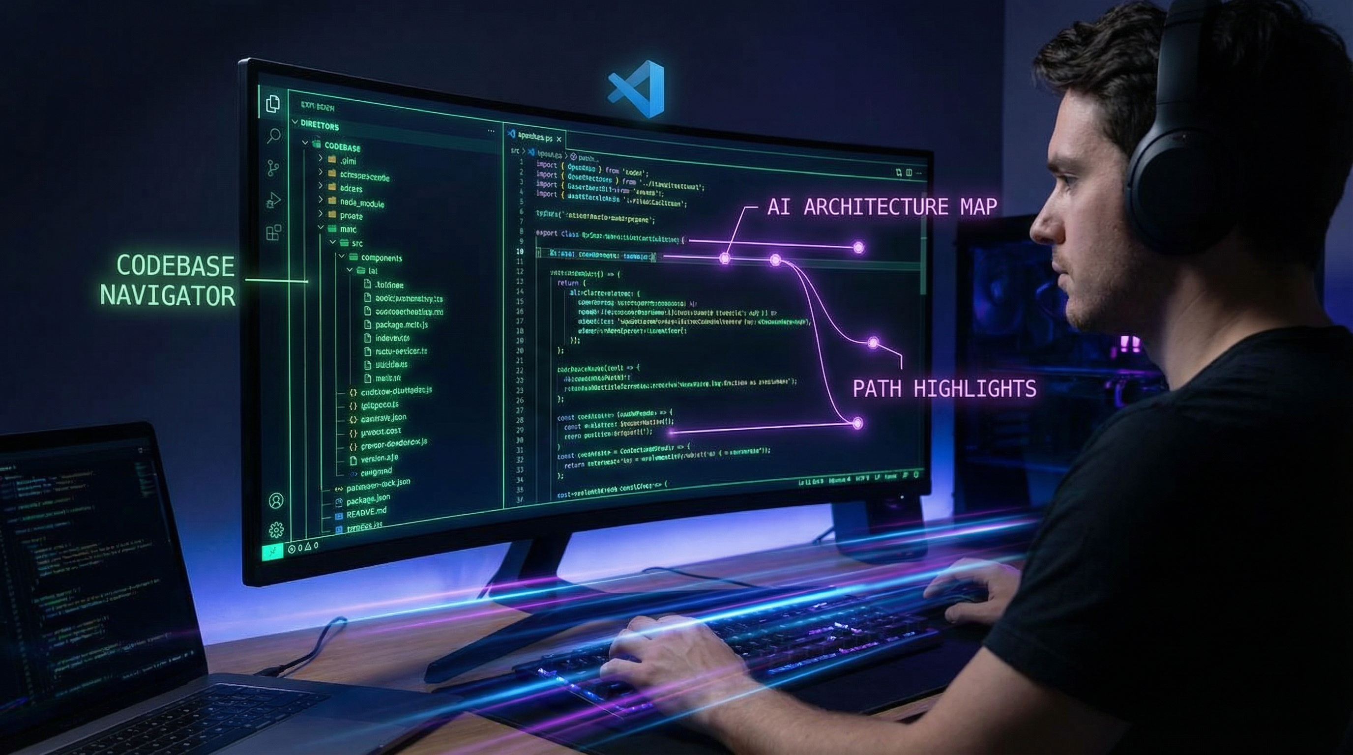Claude Code helping navigate large open-source codebases
